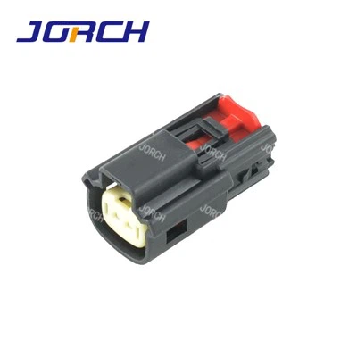 2 Txoj Kev MX150 060 1-los ntawm-2 Receptacle Poj Niam Dub Ib Qhov Txuas Txuas 33471-0201