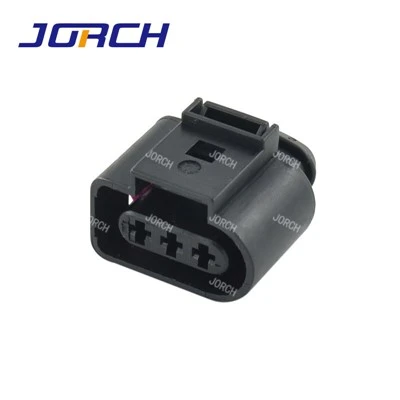 3 Pin Auto Waterproof Dub Poj Niam Connector 1J0973723 Tsheb 3.5 MM Sensor Socket Plug DJ7035A-35-21