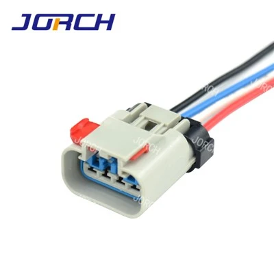 4 Pin 2.8mm Hluav Taws Xob Poj Niam Plug Cable Waterproof Hlau Harness Connector 54200410